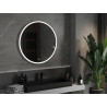 Mexen Gobi espejo de baño iluminado, redondo 90 cm, LED 6000K, antivapor - 9801-090-090-611-00