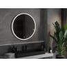 Mexen Gobi verlicht badkamer spiegel, rond 90 cm, LED 6000K, anti-condens - 9801-090-090-611-00