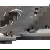 Mexen Gobi beleuchteter Badezimmerspiegel, rund 90 cm, LED 6000K, Antibeschlag - 9801-090-090-611-00