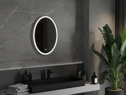 Mexen Elz beleuchteter Badezimmerspiegel 50 x 70 cm, LED 6000K, Antibeschlag - 9802-050-070-611-00