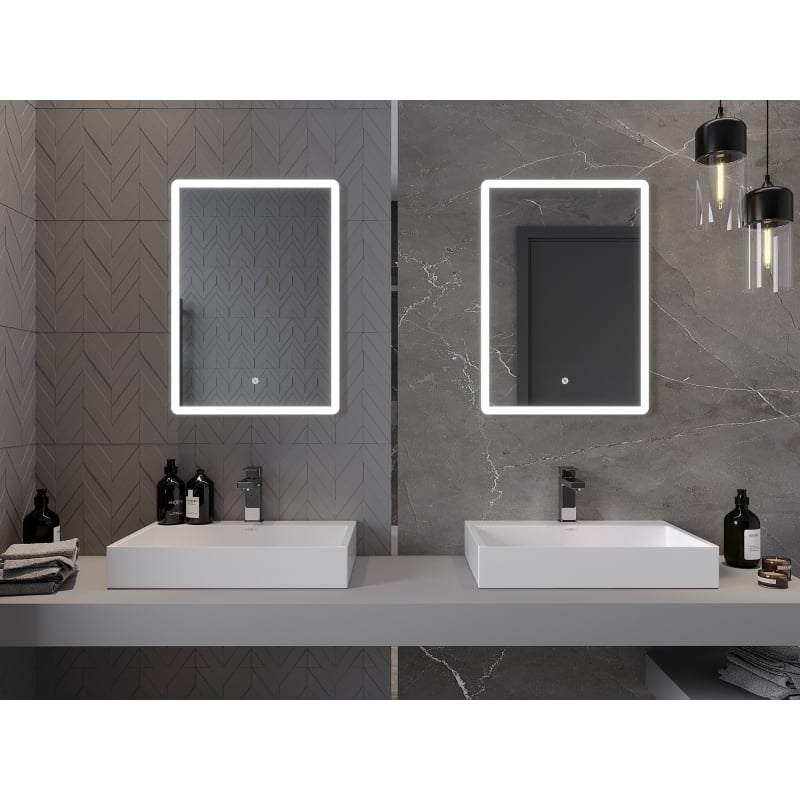 Mexen Navia espejo de baño iluminado 50 x 70 cm, LED 6000K, antivaho - 9803-050-070-611-00