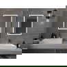 Mexen Navia beleuchteter Badezimmerspiegel 50 x 70 cm, LED 6000K, Antibeschlag - 9803-050-070-611-00