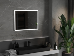 Mexen Navia osvijetljeno kupaonsko ogledalo 80 x 60 cm, LED 6000K, antipara - 9803-080-060-611-00