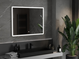 Mexen Navia osvijetljeno kupaonsko ogledalo 100 x 80 cm, LED 6000K, protiv magljenja - 9803-100-080-611-00
