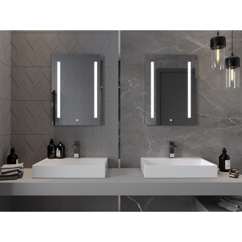 Mexen Remi verlicht badkamer spiegel 50 x 70 cm, LED 6000K, anti-condens - 9804-050-070-611-00