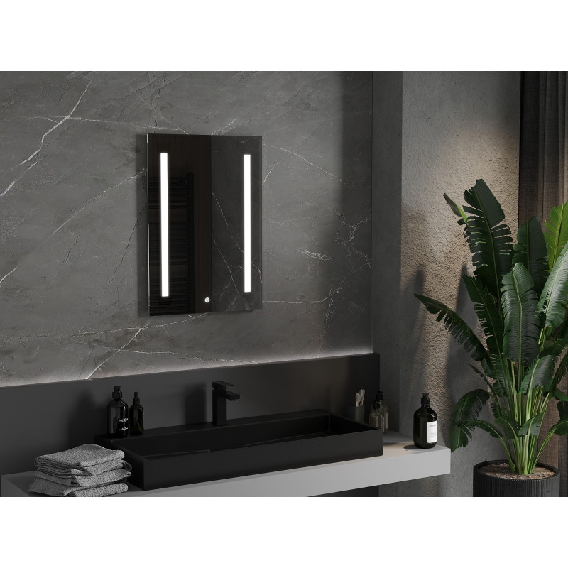 Mexen Remi verlicht badkamer spiegel 50 x 70 cm, LED 6000K, anti-condens - 9804-050-070-611-00