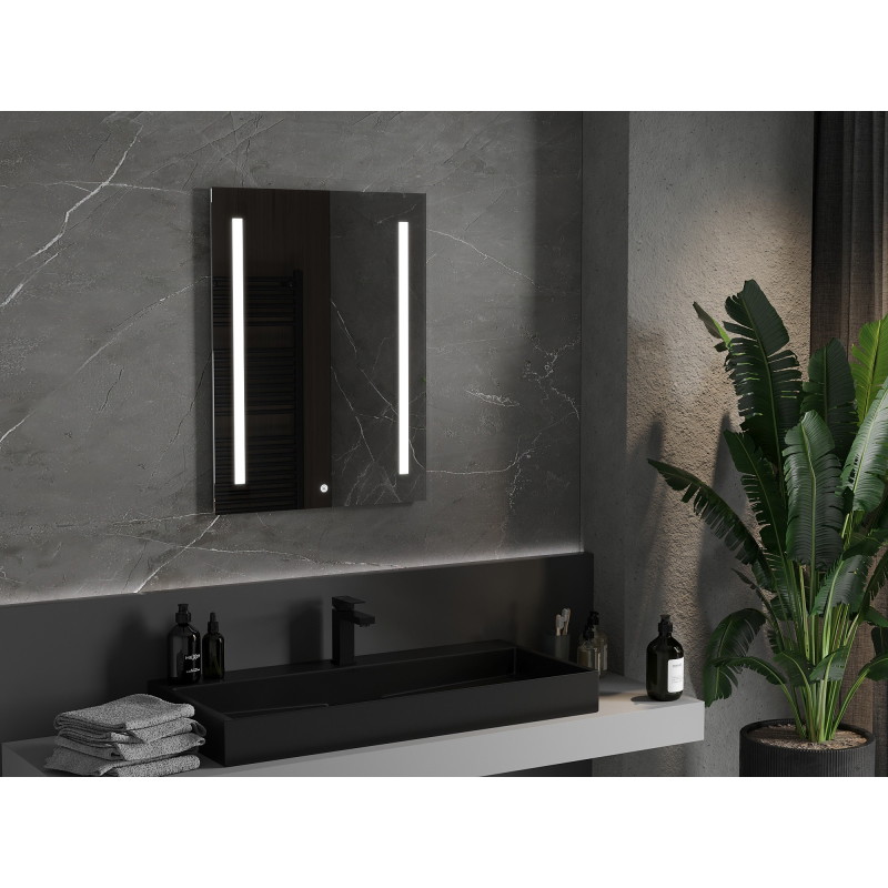 Mexen Remi espejo de baño iluminado 60 x 80 cm, LED 6000K, anti-vaho - 9804-060-080-611-00