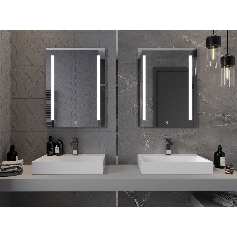 Mexen Remi specchio da bagno retroilluminato 60 x 80 cm, LED 6000K, antinebbia - 9804-060-080-611-00
