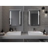 Mexen Remi miroir de salle de bains éclairé 60 x 80 cm, LED 6000K, anti-buée - 9804-060-080-611-00