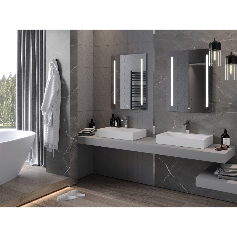 Mexen Remi badkamerspiegel met verlichting 60 x 80 cm, LED 6000K, anti-condensatie - 9804-060-080-611-00
