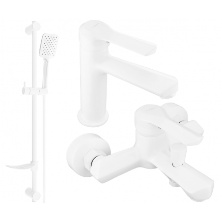 Mexen Sabre DF62 conjunto de banheira, branco - 72103DF62-20