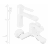 Mexen Sabre DF62 bath set, white - 72103DF62-20