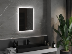 Mexen Sun osvijetljeno kupaonsko ogledalo 50 x 70 cm, LED 6000K, protiv zamagljivanja - 9807-050-070-611-00