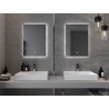 Mexen Sun beleuchteter Badezimmerspiegel 50 x 70 cm, LED 6000K, Anti-Fog - 9807-050-070-611-00