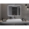 Mexen Sun verlichte badkamerspiegel 100 x 80 cm, LED 6000K, anti-condens - 9807-100-080-611-00