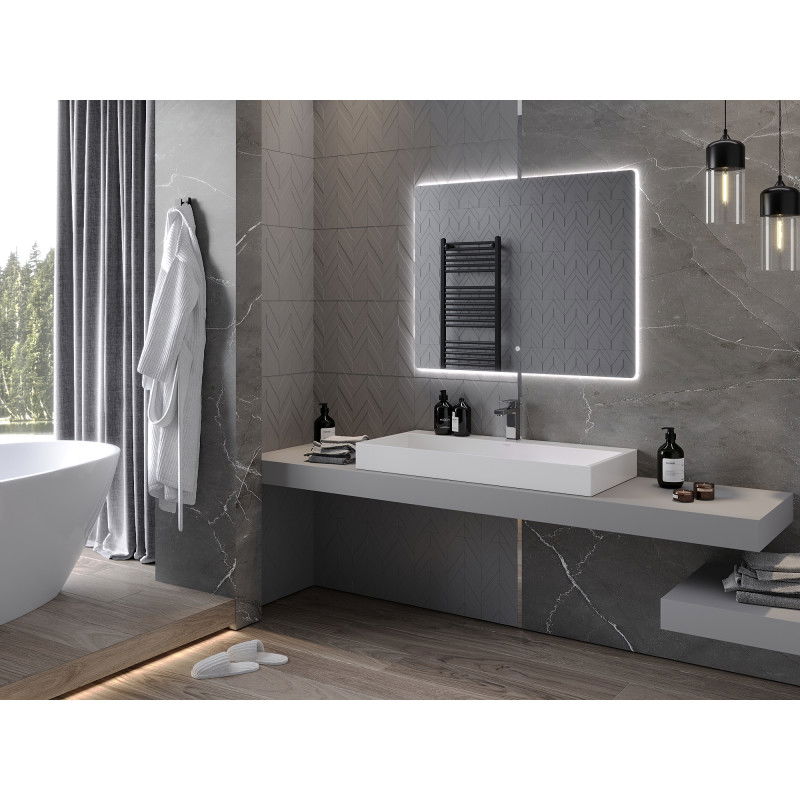 Mexen Sun καθρέφτης μπάνιου με φωτισμό 100 x 80 cm, LED 6000K, αντιθαμβωτική