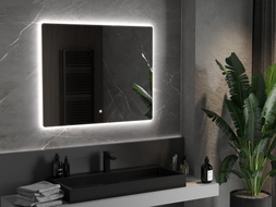 Mexen Sun osvijetljeno kupaonsko ogledalo 100 x 80 cm, LED 6000K, protiv magle - 9807-100-080-611-00