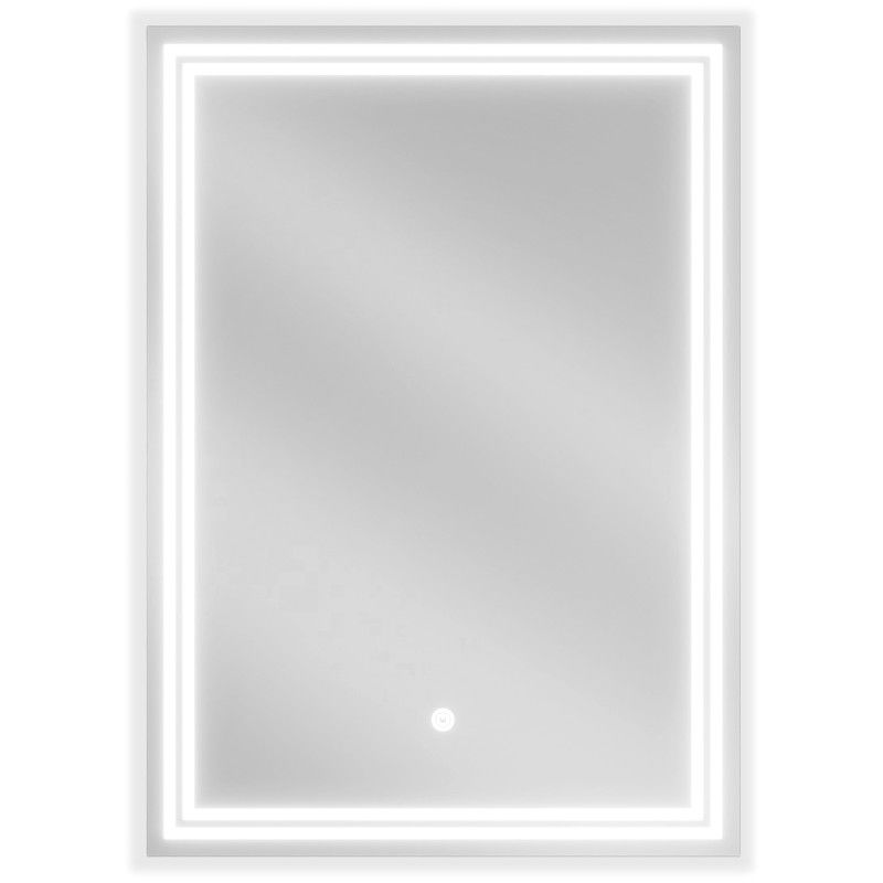 Mexen Taco beleuchteter Badezimmerspiegel 50 x 70 cm, LED 6000K, Antibeschlag - 9805-050-070-611-00
