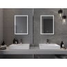 Mexen Taco lustro łazienkowe podświetlane 50 x 70 cm, LED 6000K, antypara - 9805-050-070-611-00