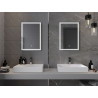 Mexen Taco miroir de salle de bain rétroéclairé 50 x 70 cm, LED 6000K, anti-buée - 9805-050-070-611-00