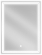 Mexen Taco osvijetljeno ogledalo za kupaonicu 60 x 80 cm, LED 6000K, protiv zamagljivanja - 9805-060-080-611-00