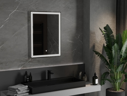 Mexen Taco osvijetljeno ogledalo za kupaonicu 60 x 80 cm, LED 6000K, protiv zamagljivanja - 9805-060-080-611-00