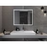 Mexen Taco valgustusega vannitoa peegel 100 x 80 cm, LED 6000K, udutõke - 9805-100-080-611-00