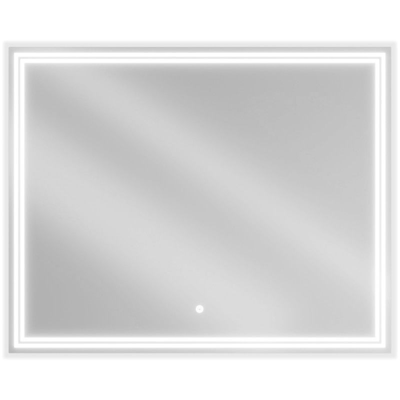 Mexen Taco illuminated bathroom mirror 100 x 80 cm, LED 6000K, anti-fog - 9805-100-080-611-00