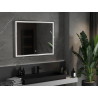 Mexen Taco miroir de salle de bain éclairé 100 x 80 cm, LED 6000K, anti-buée - 9805-100-080-611-00