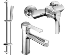 Mexen Sabre DB72 shower set, chrome - 72104DB72-00