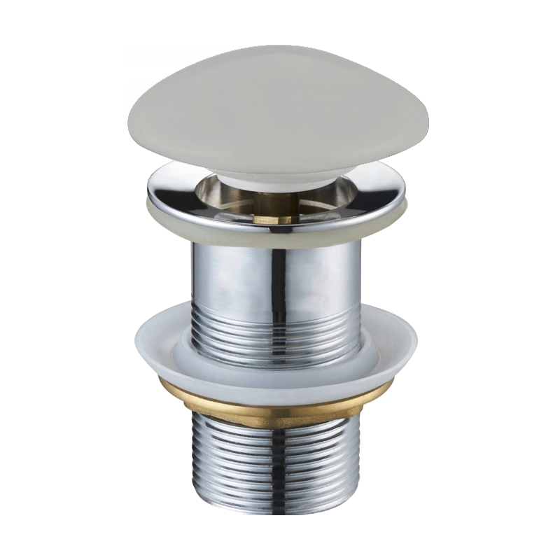 Mexen tapón clic-clac redondo, gris mate cerámico - 79910-67