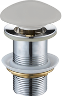 Mexen click-clack plug rond, grijze keramische mat - 79910-67