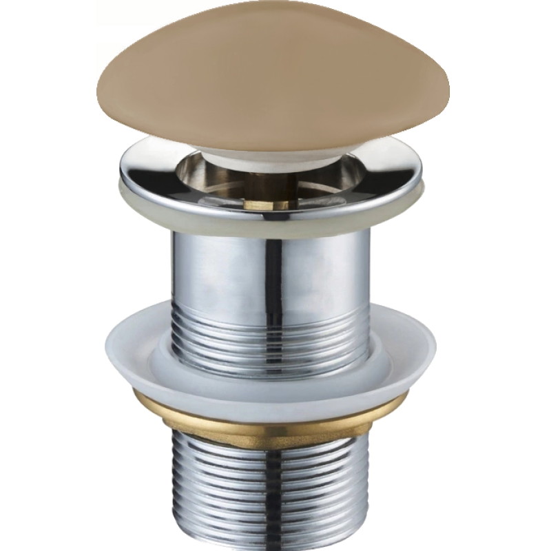 Mexen runder Click-Clack-Abfluss, cappuccino-keramik matt - 79910-64