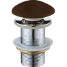 Mexen korek klik-klak okrągły, brązowy ceramiczny mat - 79910-68