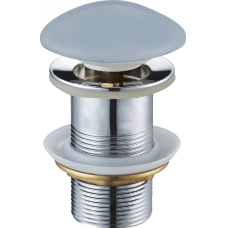 Mexen round click-clack plug, gray-blue ceramic matte - 79910-69