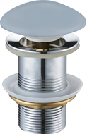 Mexen round click-clack plug, gray-blue ceramic matte - 79910-69