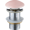 Mexen Klick-Klack Stöpsel rund, rosa Keramik matt - 79910-44