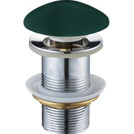 Mexen bouchon clic-clac rond, vert foncé céramique mat - 79910-47