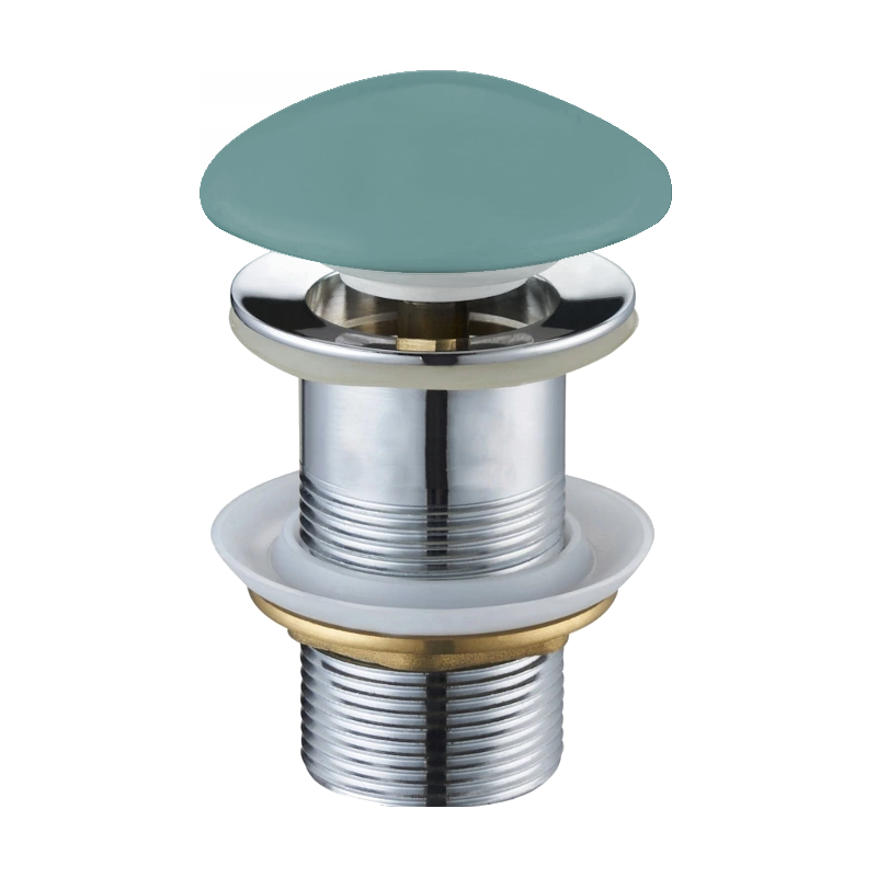 Mexen bouchon clic-clac rond, vert clair céramique mat - 79910-48