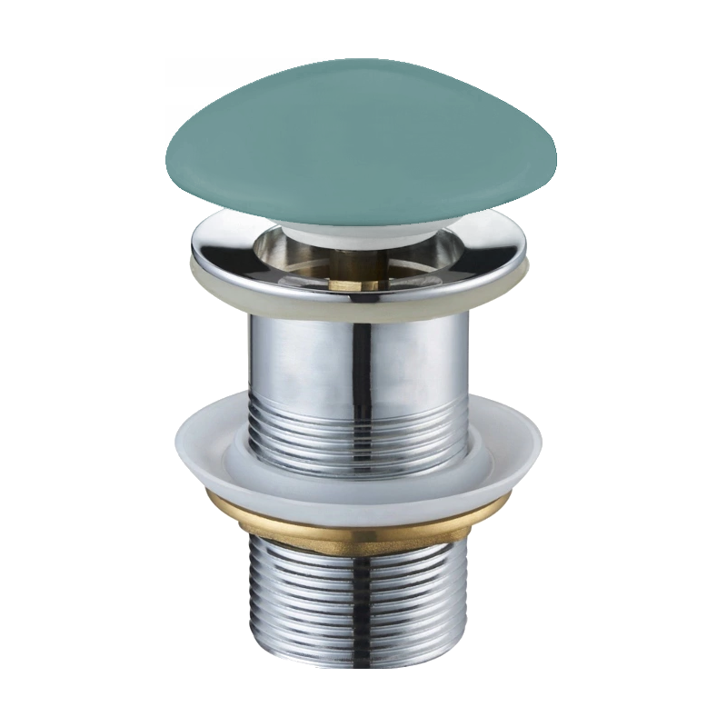 Mexen click-clack plug round, light green ceramic matte - 79910-48