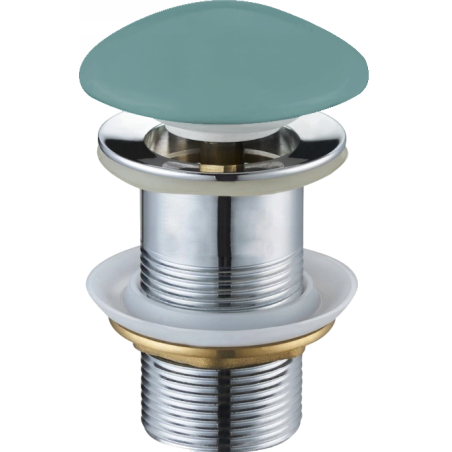 Mexen click-clack plug round, light green ceramic matte - 79910-48