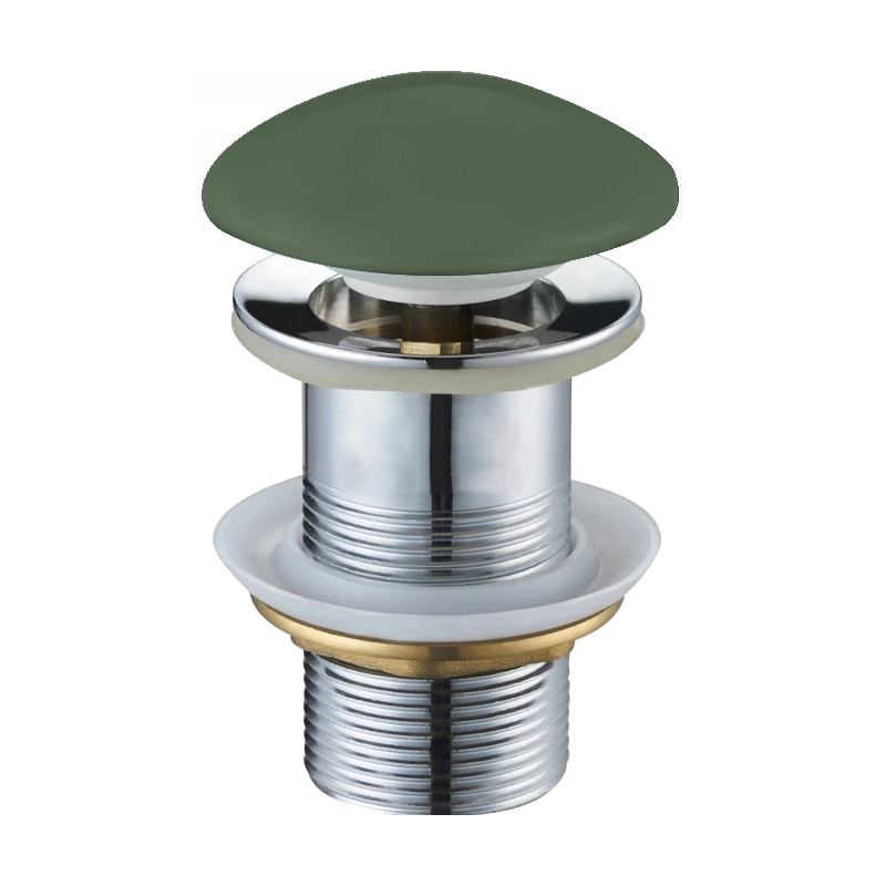 Mexen click-clack plug round, khaki ceramic matte - 79910-43