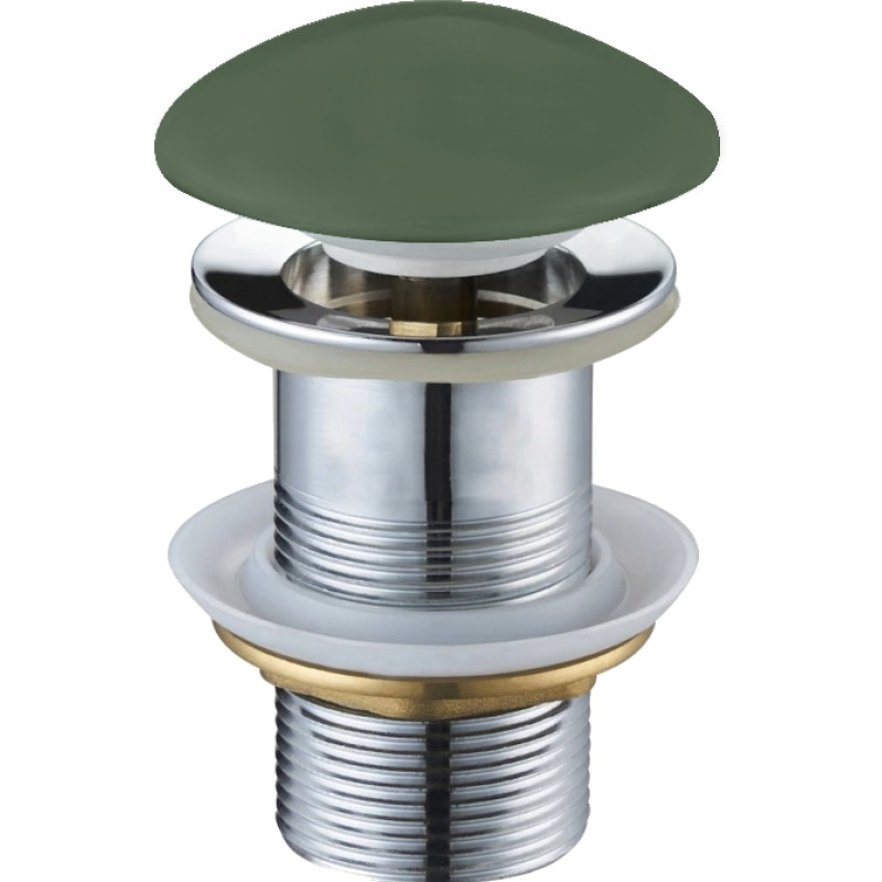 Mexen klik-klak plug rond, khaki keramiek mat - 79910-43