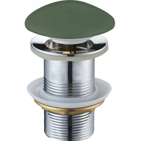 Mexen bouchon clic-clac rond, kaki céramique mat - 79910-43