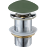 Mexen click-clack plug rond, khaki keramisch mat - 79910-43