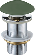 Mexen bouchon clic-clac rond, kaki céramique mat - 79910-43