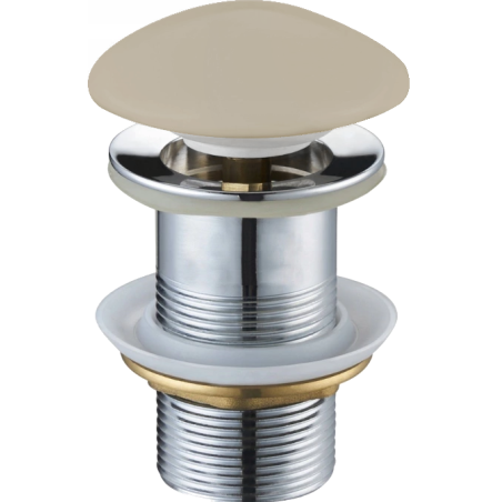 Mexen bouchon clic-clac rond, céramique beige mate - 79910-62