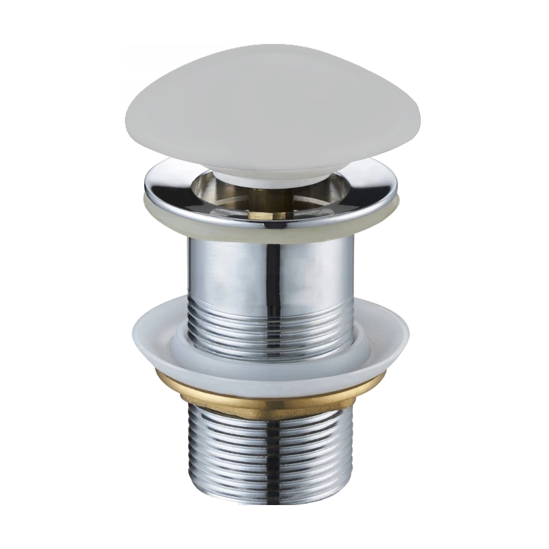 Mexen Klick-Klack-Abfluss rund, platinfarben, Keramik matt - 79910-63