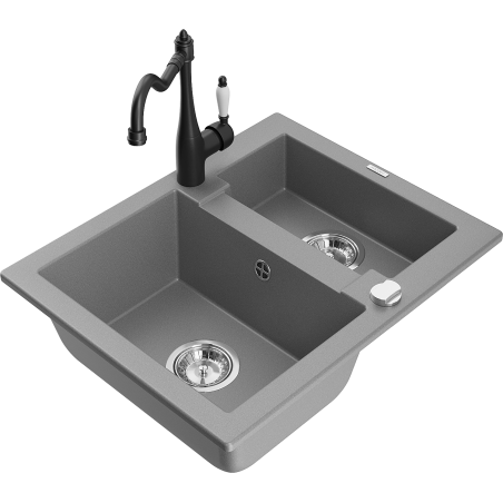 Mexen Carlos granitéts Spullsteen 1,5-kummer mat Kichekran Carla, gro - 6518-71-670700-70