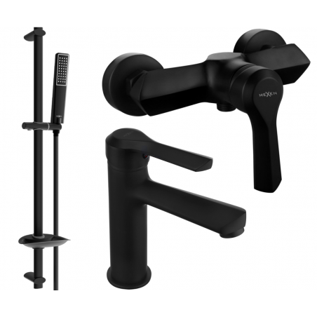 Mexen Sabre DB72 conjunto de ducha, negro - 72104DB72-70